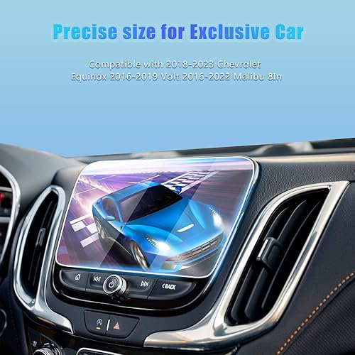 Vista 18 de GFJNFG - Protector de pantalla Equinox de 7 pulgadas para 2018-2023 2024, protector de pantalla táctil Malibu 2022 2023 2024 Equinox Malibu L LS LT