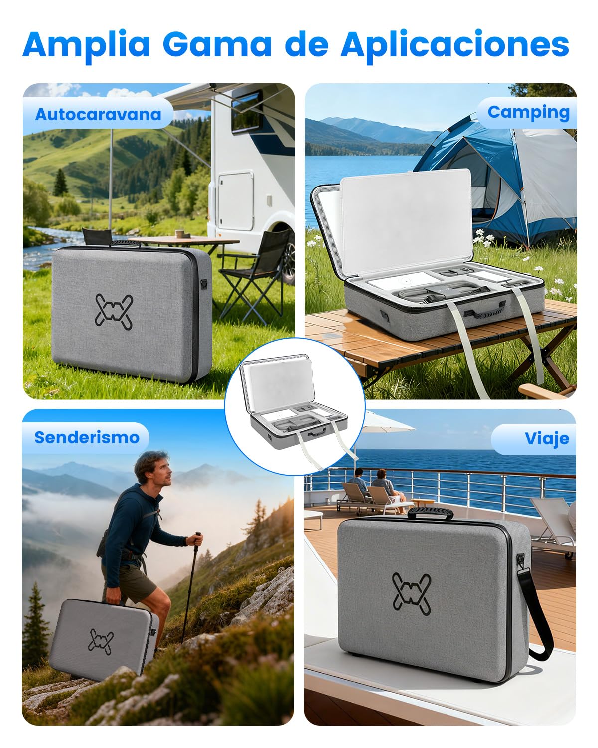 Mwin Funda de Transporte para Starlink Gen 3 - Bolsa Impermeable y Antigolpes para Antena V3. Portátil, Ideal para Autocaravanas y Exterior, Protege tu Kit y Accesorios Starlink Gen 3