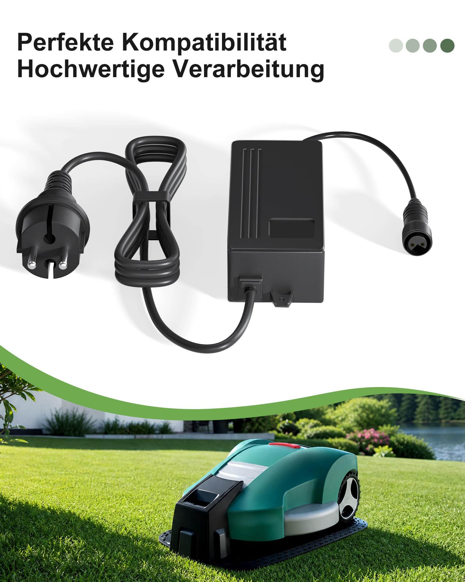 Cargador de 42 V 3,5 A compatible con robot cortacésped Bosch Indego, fuente de alimentación de repuesto de 147 W para Indego 10C 13C 800 850 1000 1100 1200 Connect 1300, enchufe UE