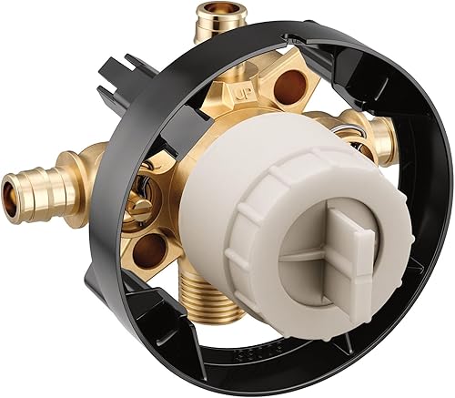 Miniatura 2 de Moen U140CXS M-CORE Válvula mezcladora de bañera y ducha de 4 puertos con conexiones PEX de expansión en frío y topes