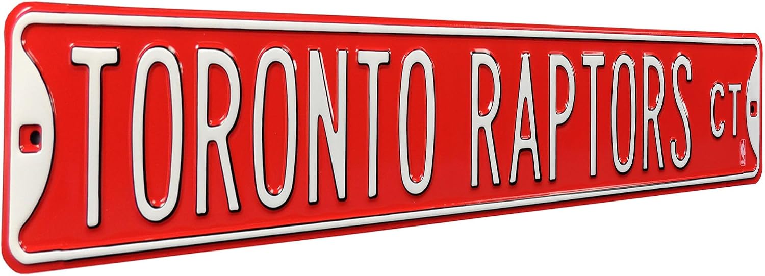 Authentic Street Signs NBA Toronto Raptors Toronto Raptors CTTORONTO Raptors CT, Team Color, Large