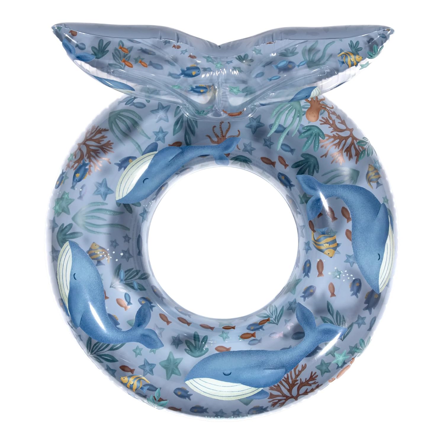 Little Dutch Ciambella da nuoto per bambini, gonfiabile per bambini dai 3 anni in su, blu Ocean World
