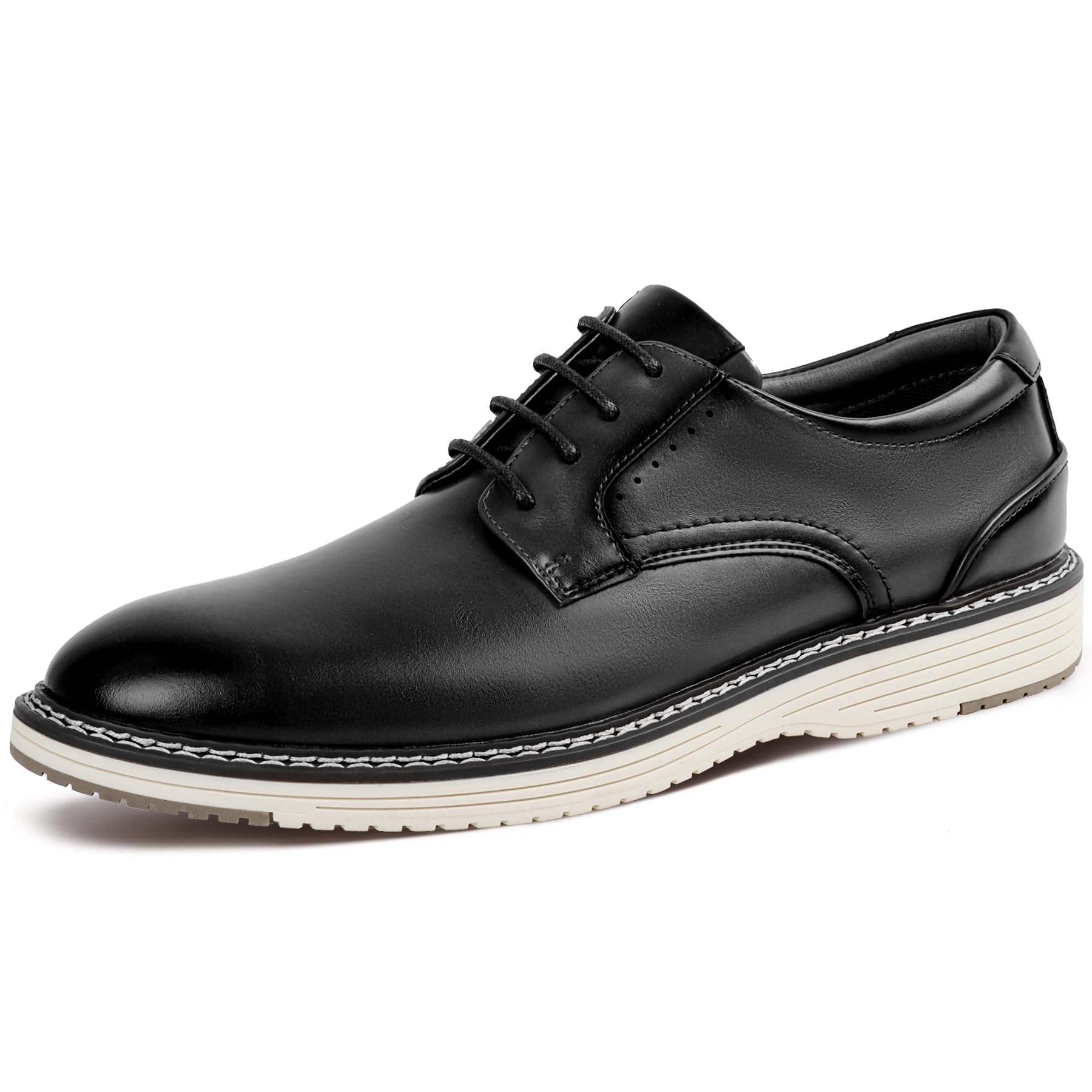 Mens Casual Dress Shoes Comfortable Business Casual Dress Sneakers for Men Lightweight Oxford Derby Shoes for Work Office