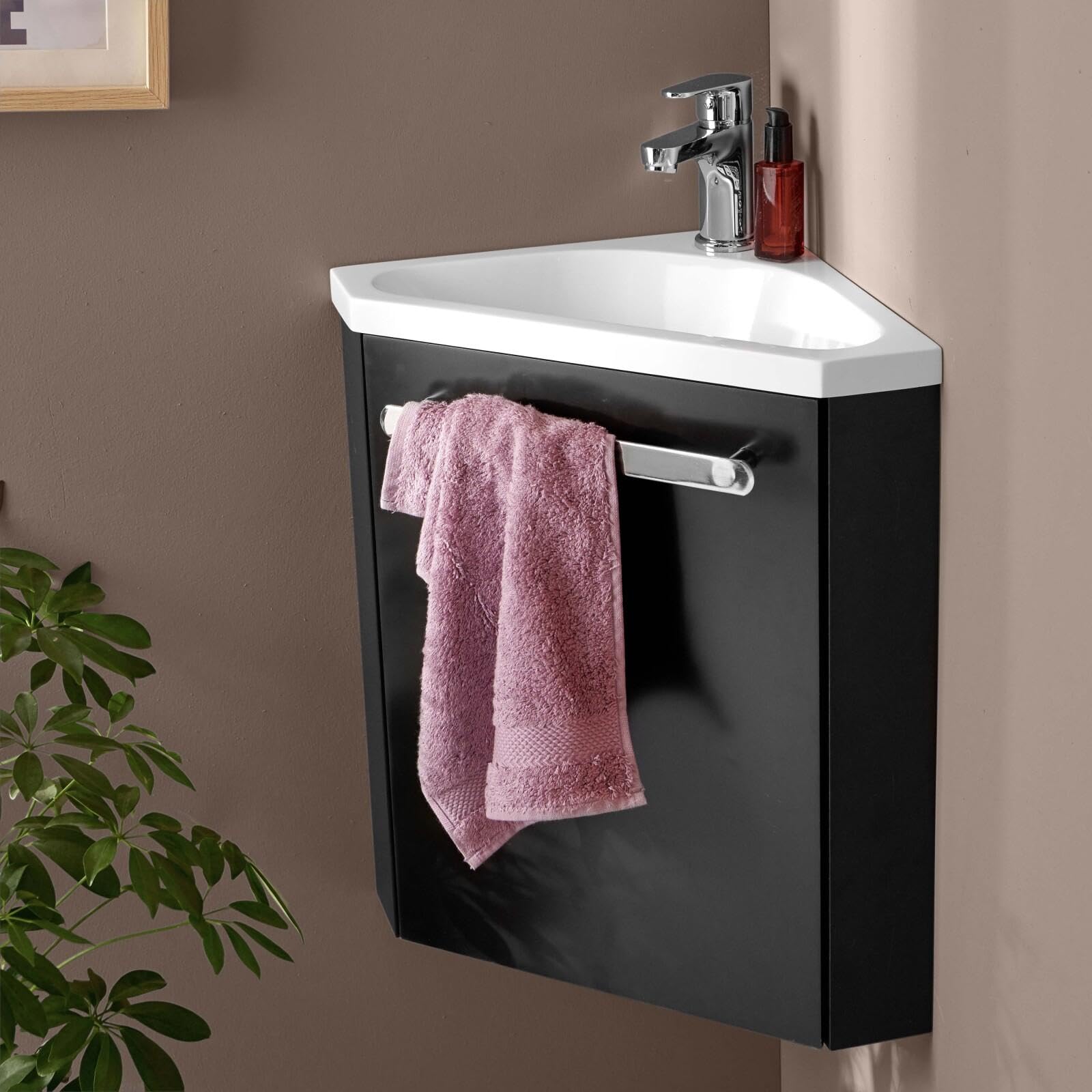MOB-IN Meuble Lave-Mains d'angle SKINO