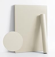 Vista 353 de Dimoon 236''x17.7'' White Thicken Peel and Stick Wallpaper Contact Paper Modern Self Adhesive Wall Paper Removable Renter Friendly Textured Solid