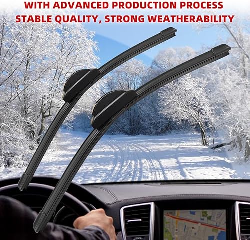 Miniatura 6 de 2 limpiaparabrisas delantero de 24 + 18 pulgadas de repuesto para KIA Optima MK3 2010-2015, limpiaparabrisas de equipo original, que cumple con la