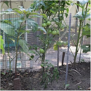 Hardware Cloth - 1/4" 3/8" 1/2" Square Openings, Stainless Steel Wire Mesh Roll, Animals Fence for Outdoor, Chicken, Dogs, Ranging1|9x9mm,1x1m