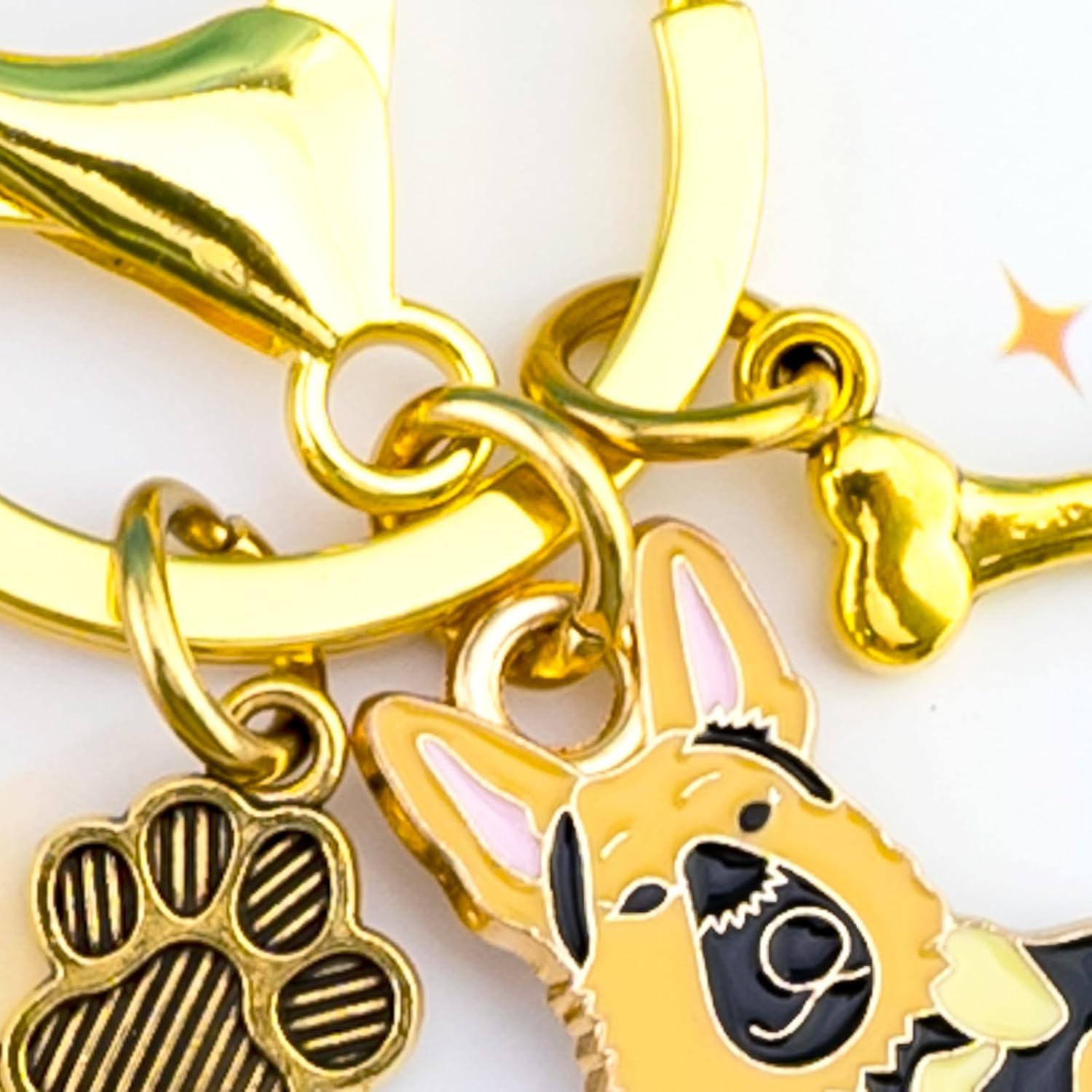German Shepherd Keychain German Shepherd Gifts Dog Keychain image 2