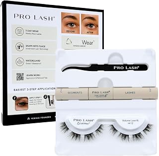 Pro Lash SoftWear Mini Lash Cluster Kit, Volume Luxe XL No. 12 Black