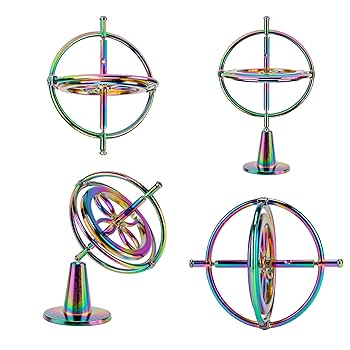 Amazon.com: QLKUNLA Gyroscope Toy Metal Anti Gravity