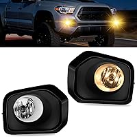 Vista 22 de Luces antiniebla para parachoques de conducción para Toyota Tundra 2014-2021 con bombillas halógenas H11 12V 55W e interruptor y kit de cableado