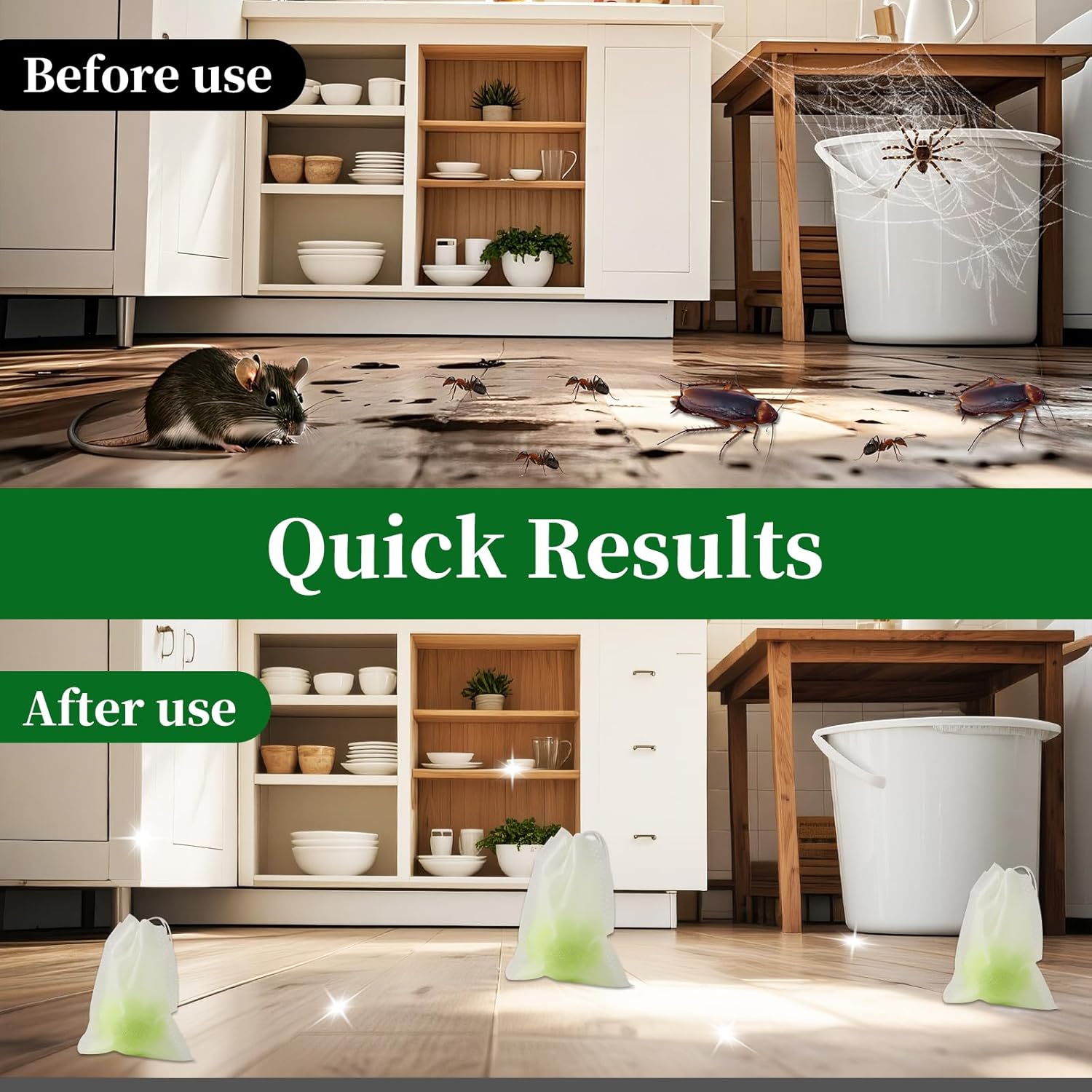 Pest Rodent Repellent, 48 Pack Peppermint Oil Repellent for Mouse, Rodent, Mice, Rats, Spider, Pest Control Indoor & Outdoor Use, Natural Mouse Deterrent Replace Traps Family & Pet Safe