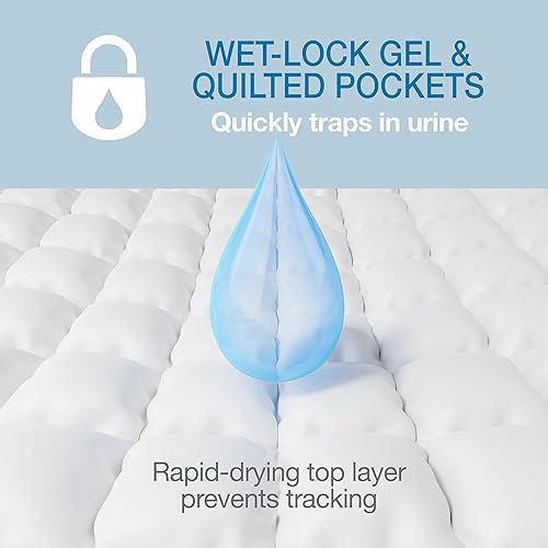 Miniatura 4 de Four Paws Wee-Wee Ultimate Attractant - Almohadillas para orina de perro para entrenamiento instintivo, protección del suelo a prueba de fugas para