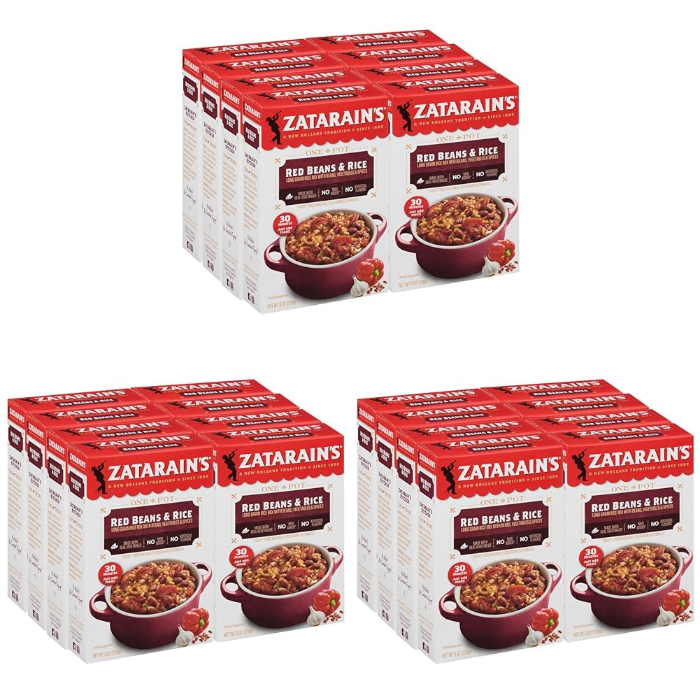 Zatarain's Red Beans & Rice, 8 oz (Pack of 24)