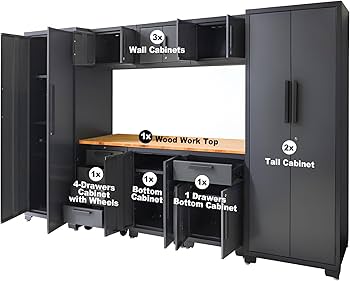 Amazon.com: Torin APK112B Garage Storage System: Heavy-Duty 9