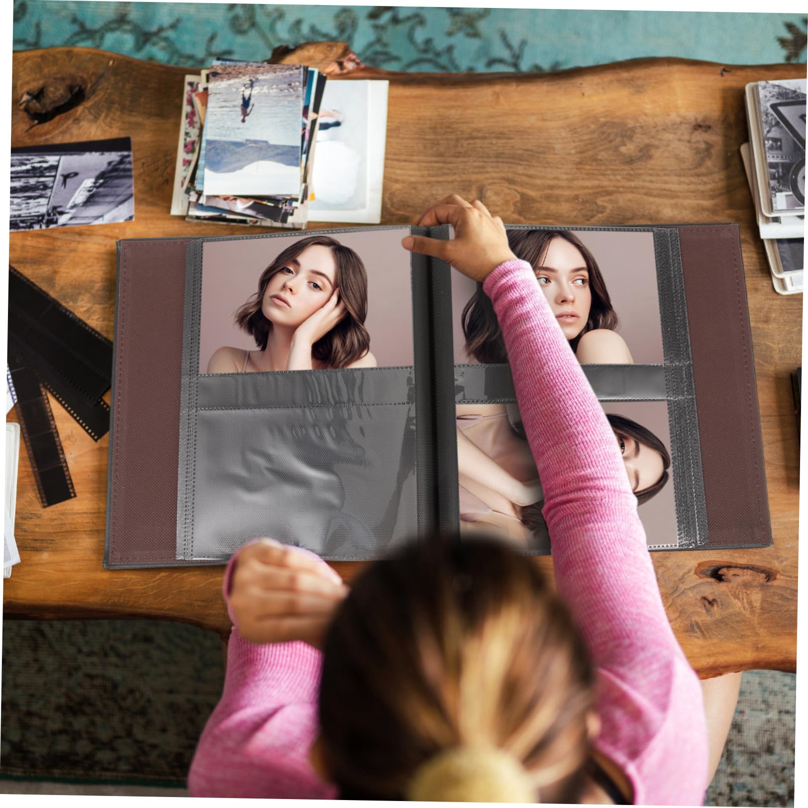 STOBAZA Album Fotografico Per e Album Per Scrapbooking Pagine Design Speciali e