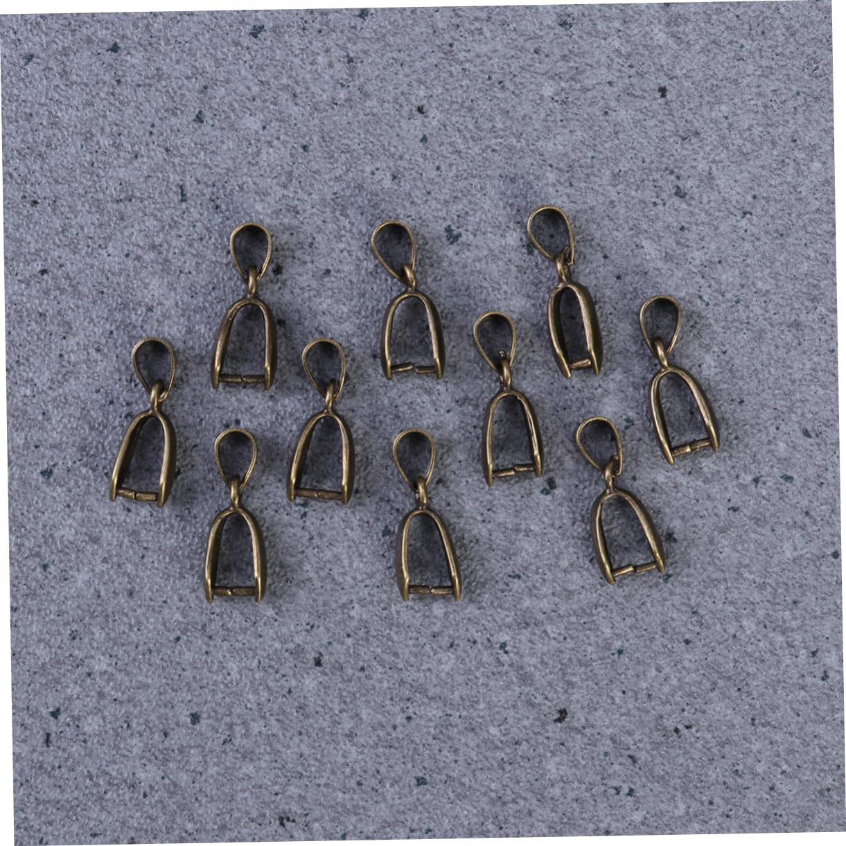 STOBOK 200stücke Bronzerne Pinch Clip Bails Für Schmuck Schmuckverbinder Für Kreative Schmuckherstellung Langlebig Und Einfach Zu Verwenden