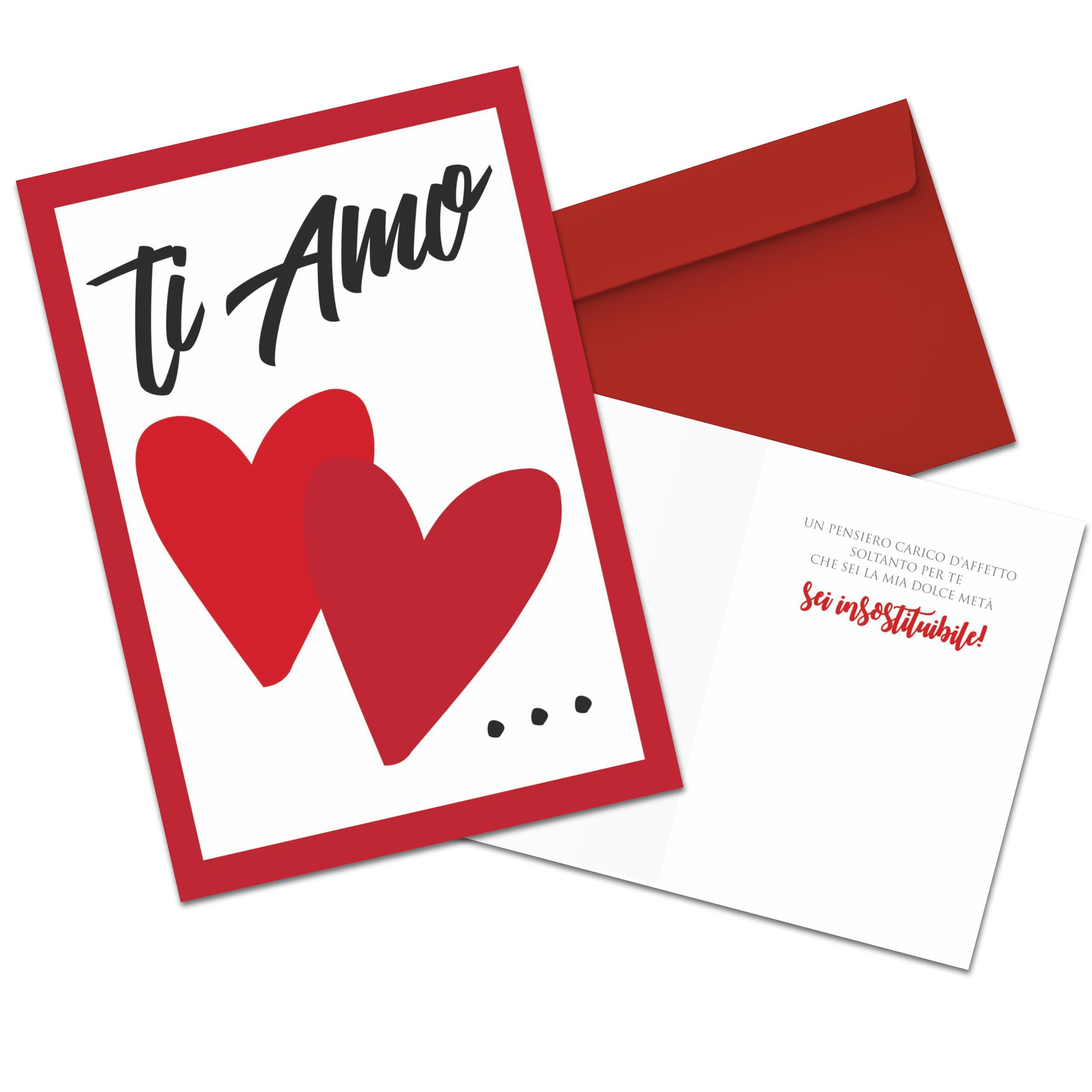Biglietto Di Auguri Per Vicini WBdesignz Con Busta - Formato 125x125 Mm, Cartoncino 300g/m², Scritta 'Il Vicino Preferito' Con Cuore, Made In Germany