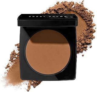 Bobbi Brown Sheer Finish Pressed Powder | Oil-Absorbing, Mattifying Setting Powder for All-Day Shine Control | Includes Puff, 0.32 Ounce