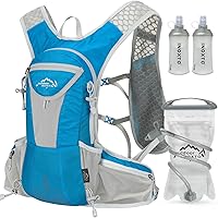 Vista 17 de IX INOXTO Hydration Pack Backpack, Lightweight Water Backpack with 2L Hydration Bladder Daypack for Men Women,Running Hydration Vest for Trail