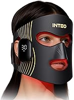 ICreateIInnovate Red Light Therapy Face Mask: 4 Modes, Breathable 3D Fit, 850nm Infrared LED, Portable Wireless for Skin Glow & Elasticity