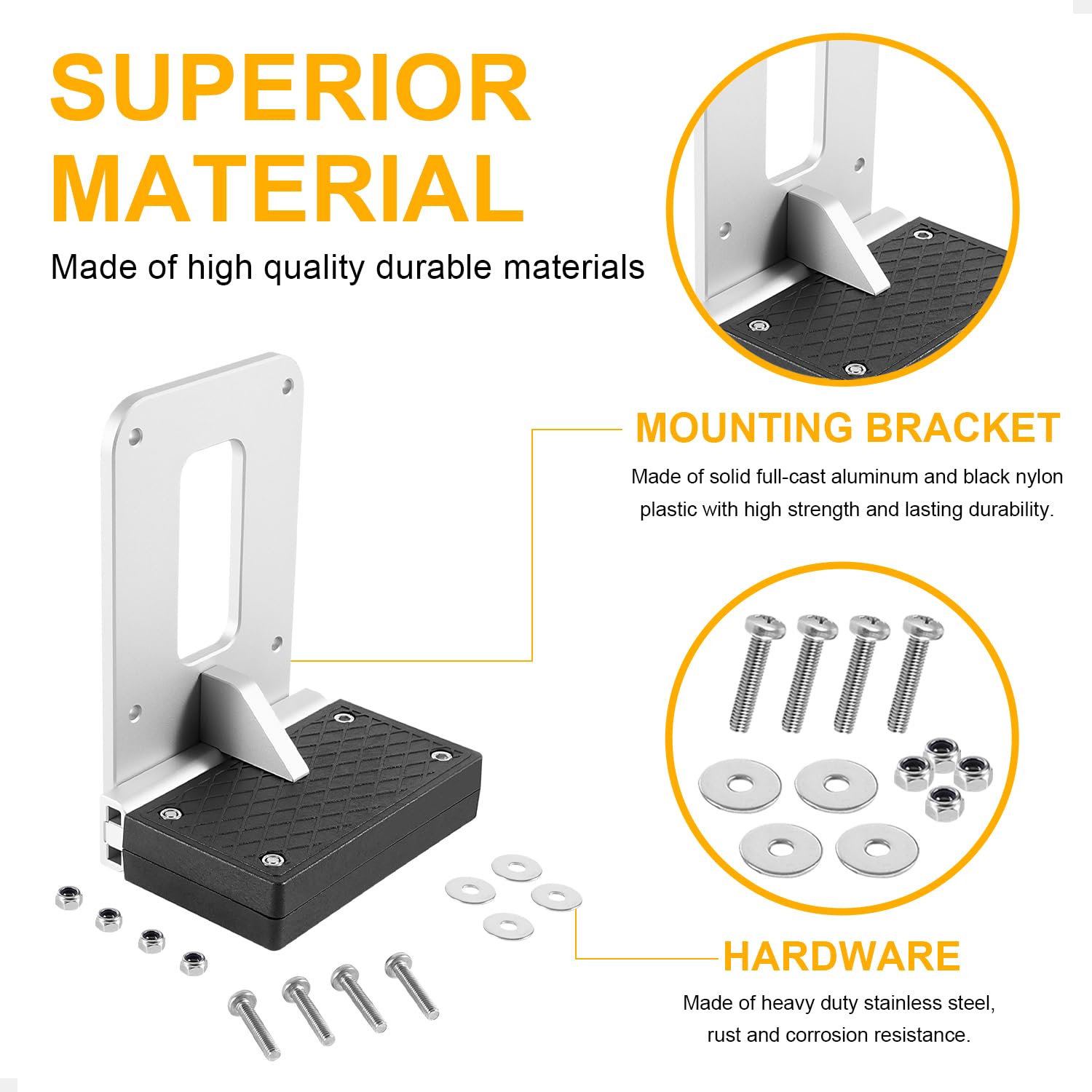 Support Moteur Universel Pour Kayak (arrière) - Neuf En Aluminium/acier/plastique, Couleur Noire