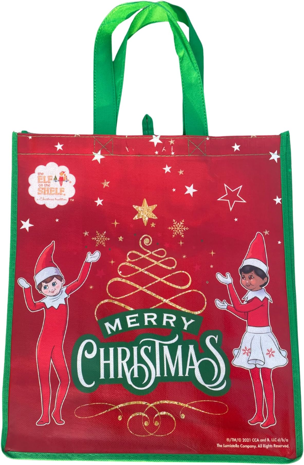Legacy Licensing Partners Elf on the Shelf Christmas Large Reusable Tote Bag