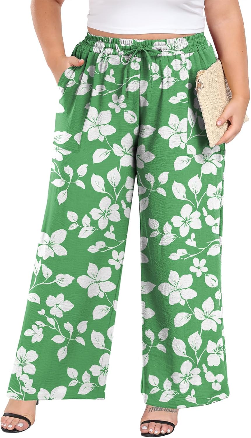 Green White Flowers