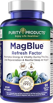Purity Products MagBlue Refresh Factor Magnesium Bisglycinate + Ashwagandha