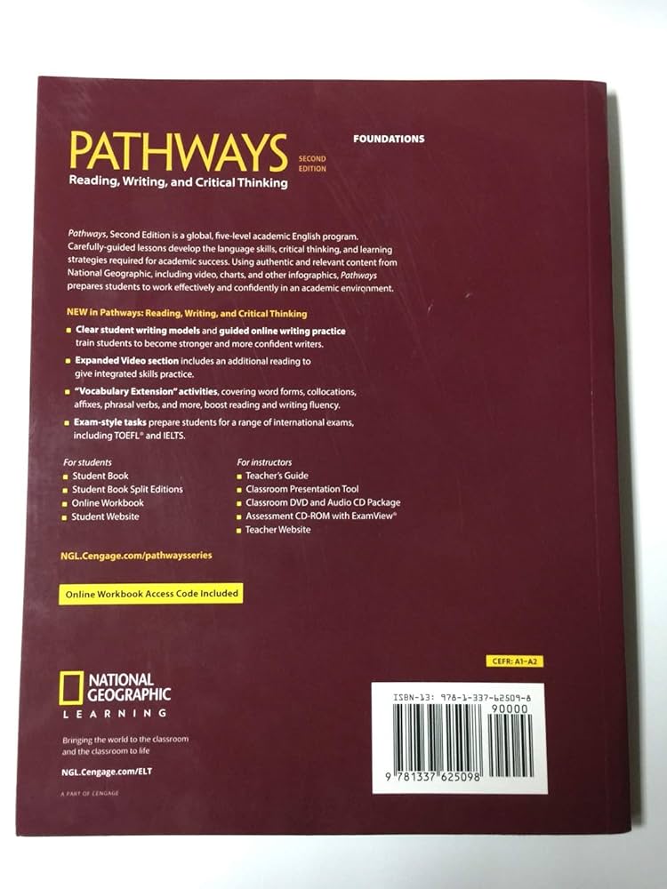 Pathways Foundations: Reading，Writing，and Critical Thinking [ペーパーバック] Blass，Laurie、 Vargo，Mari; Folse，Keith S. Pathways: Reading, Writing, and Critical Thinking