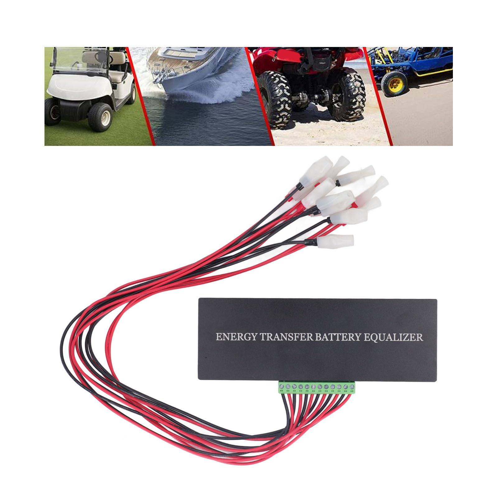 Fafeicy 72V Batterie-Balancer 6S Aktiv-Equalizer für LiFePO4 Lithium Akku mit Verpolungsschutz und Metallgehäuse für Auto Boot Wohnmobil Solaranlage