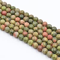 Vista 45 de Asingeloo Cuentas de piedra natural de lapislázuli para hacer joyas, manualidades hechas a mano (0.315 pulgadas, lapislázuli azul)