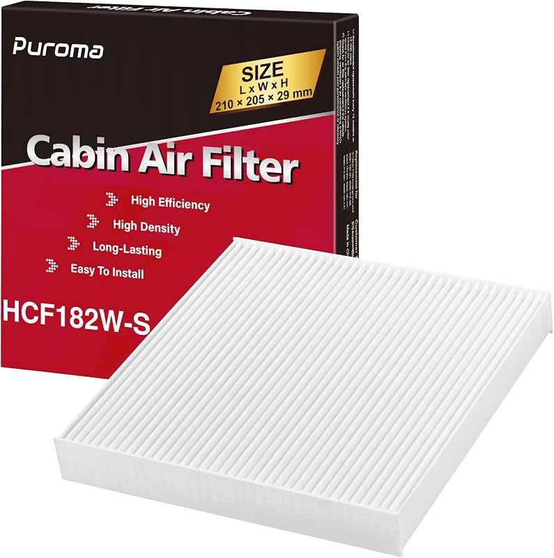 Filtro de ar-condicionado de cabine Puroma multicamadas CP182 CF11182 para Honda e Acura – 1 unidade