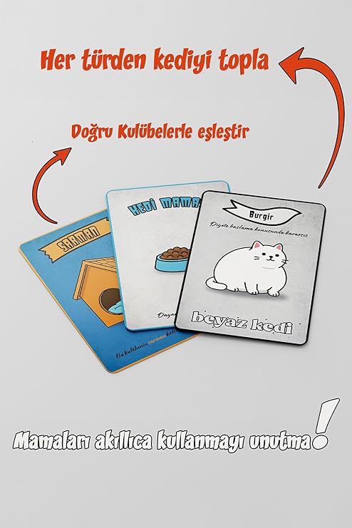 Cats & Cats 2-4 Kişilik Kart Oyunu | Eğlenceli Kutu Oyunu