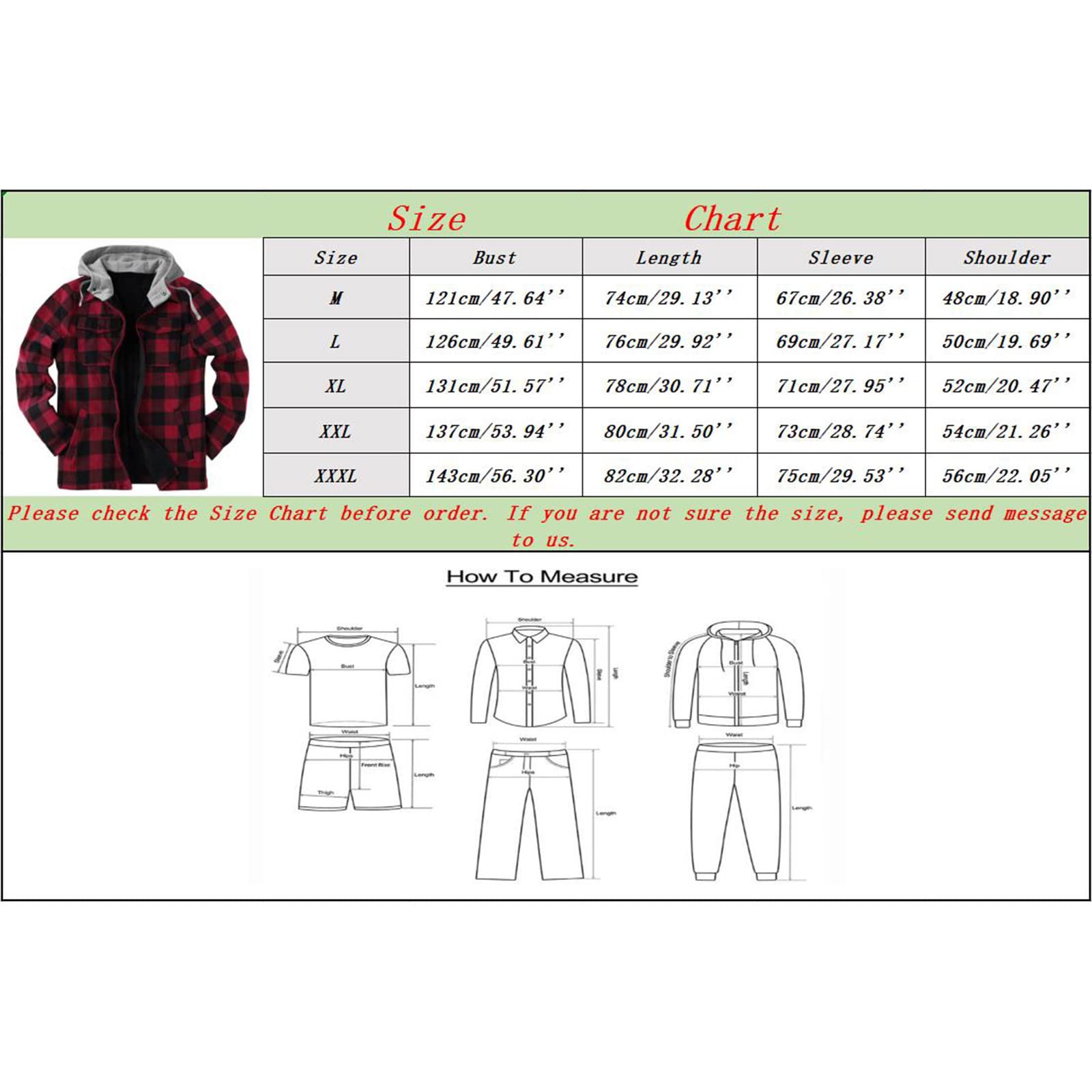 Camicia da uomo a quadretti, con cappuccio e bottoni, in flanella, imbottita, invernale, trapuntata, foderata, con cappuccio