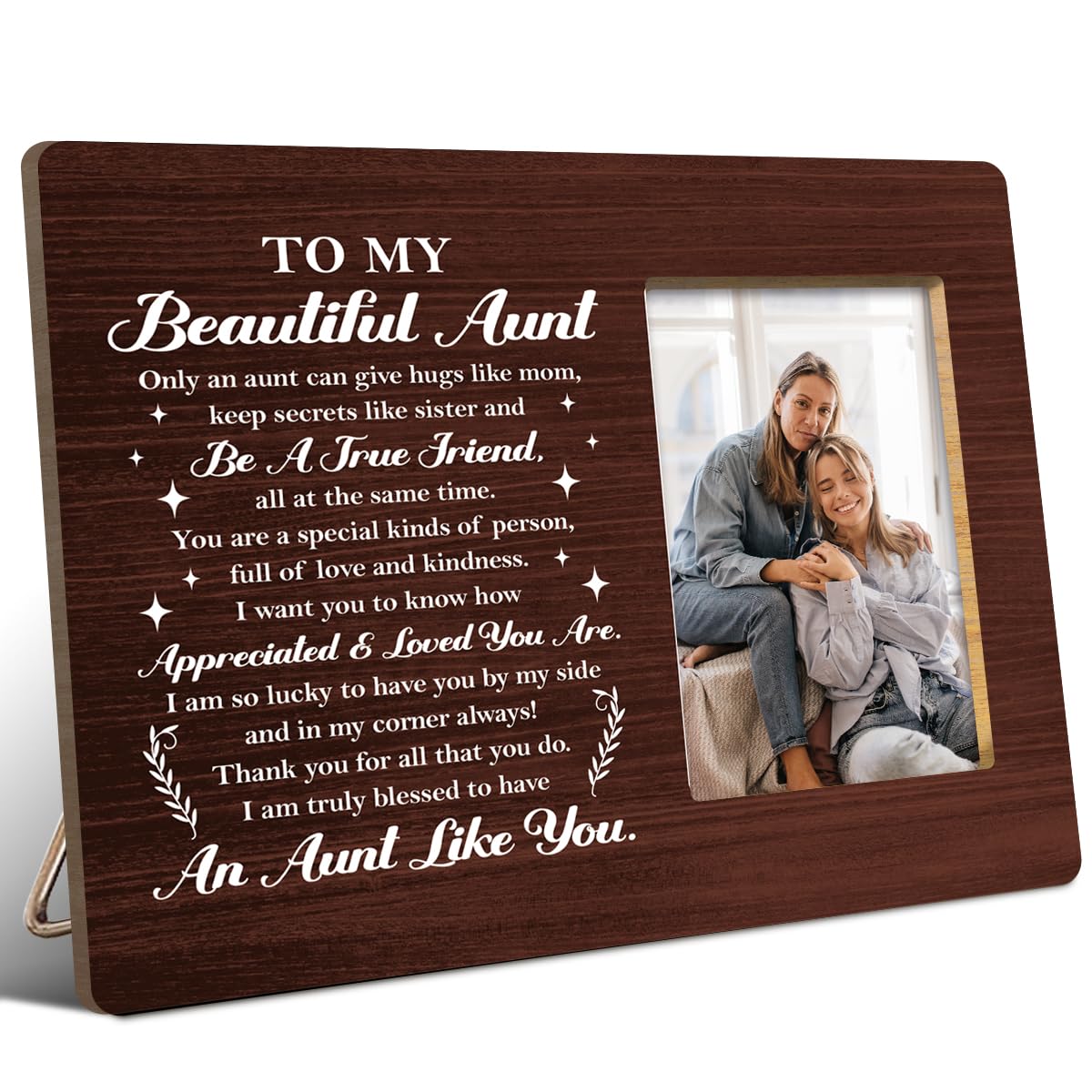 JANLAN colorful floral aunt frame