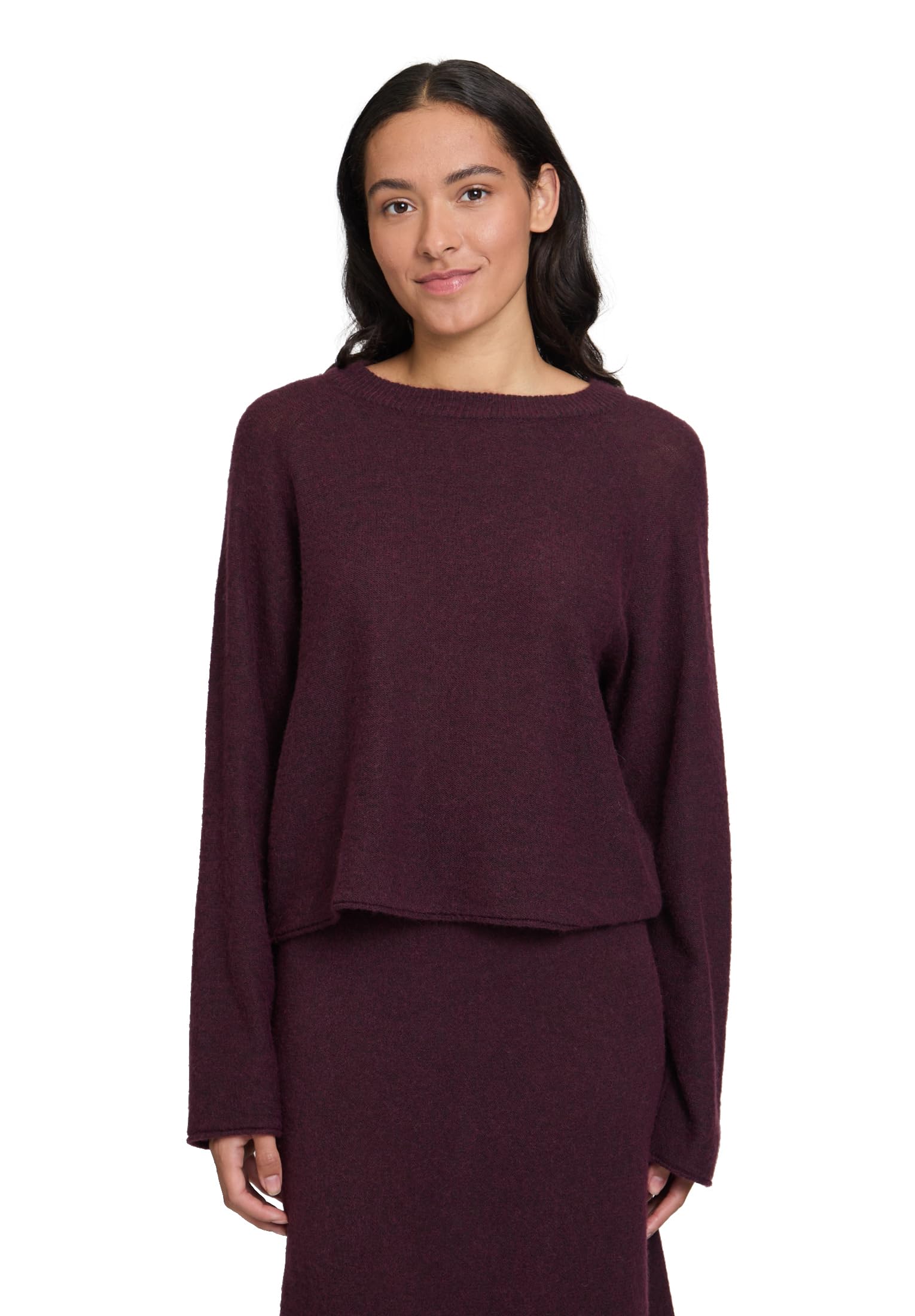 Cartoon Strickpullover Kurz 1/1 Arm - 40