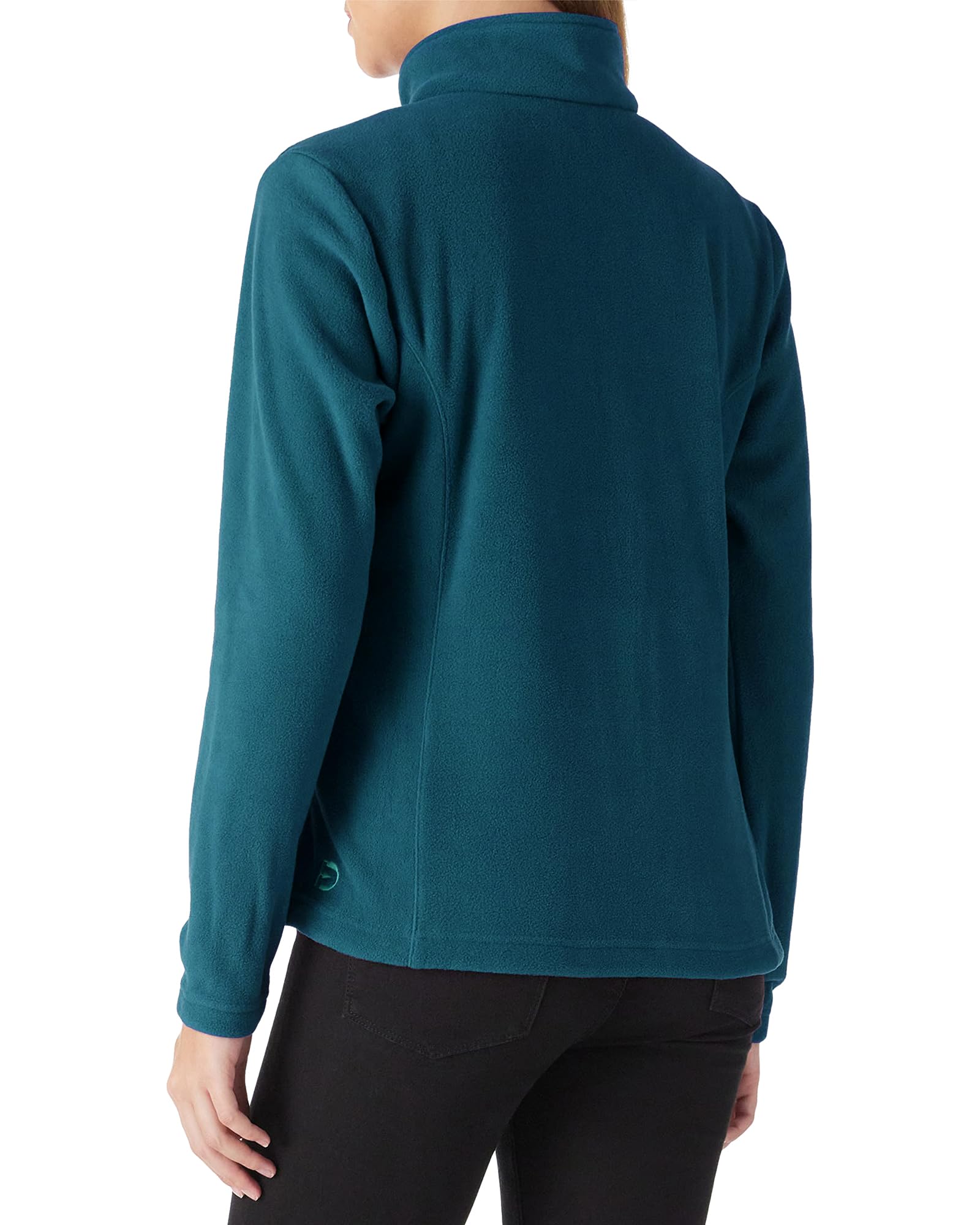 Outdoor Ventures Veste polaire légère et chaude à manches longues avec fermeture éclair pour femme pour l'automne et l'hiver