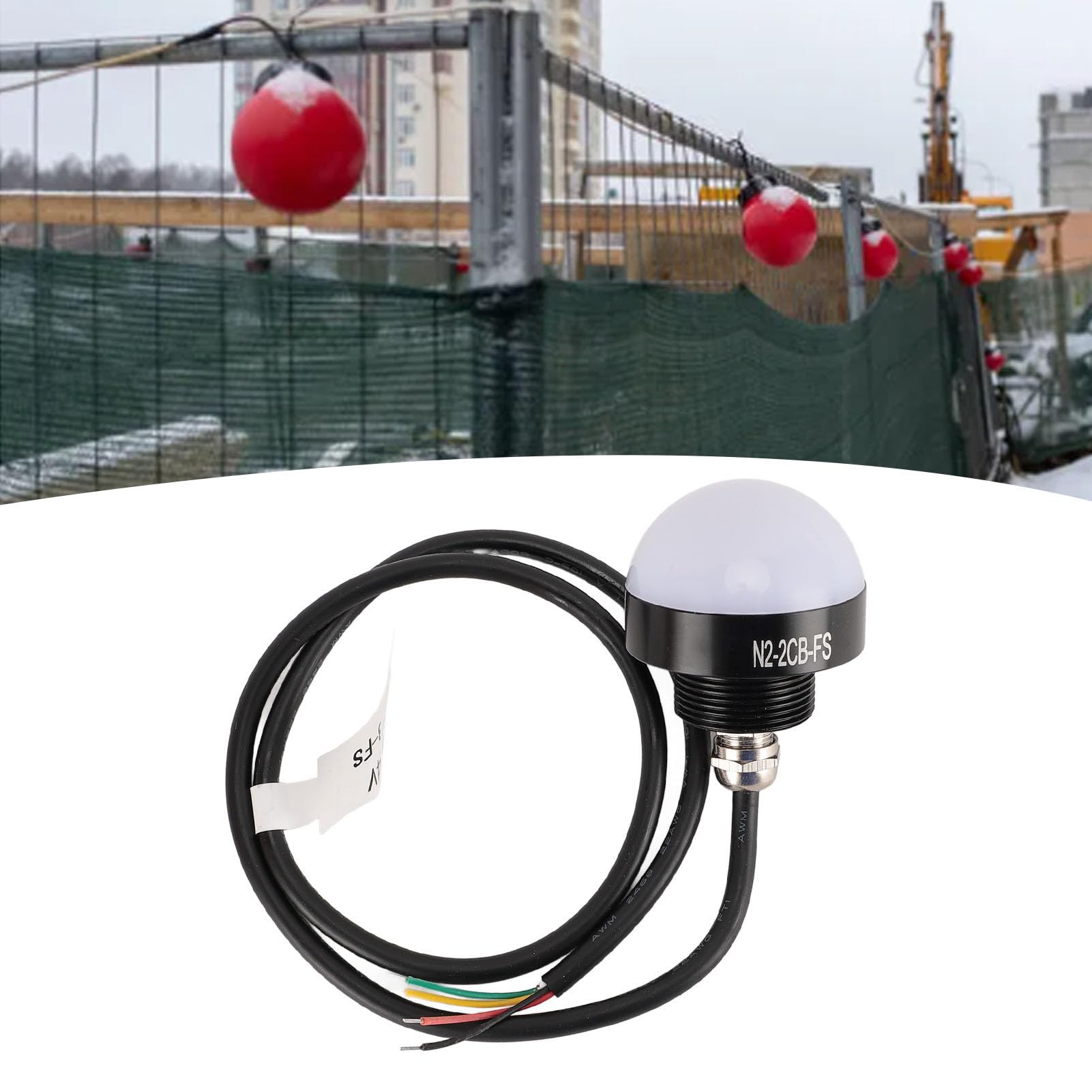 Luci di Avvertimento Industriale a LED da 24 V, 3 Colori Segnale Indicatore della Torre Lampada Impermeabilizzamento della Luce Continua, Luce di Segnalazione Industriale
