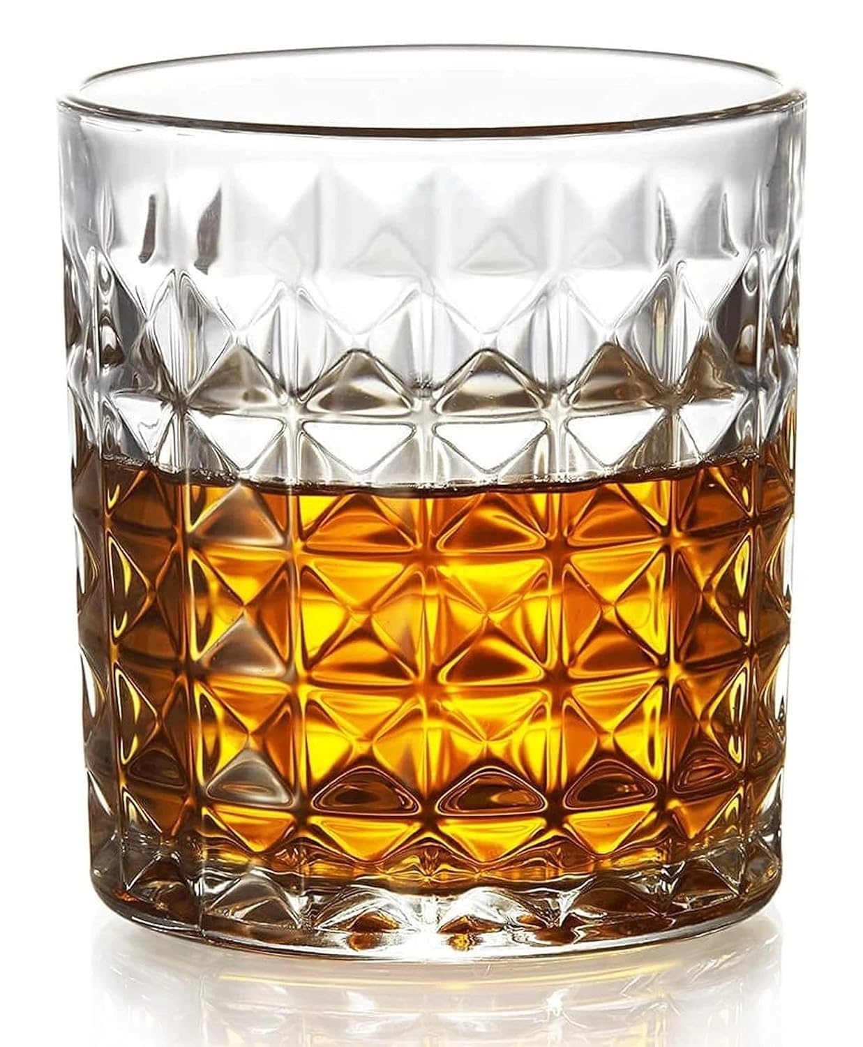 ROCKFORD Italian Premium Whiskey Glasses Set of 2, 300ML, Transparent, Old Fashioned Barware Tumbler for Scotch, Vodka, Bourbon, Liquor, Cocktail, Square Crystal Glass for Stylish Drink Presentation — Amazon image 21