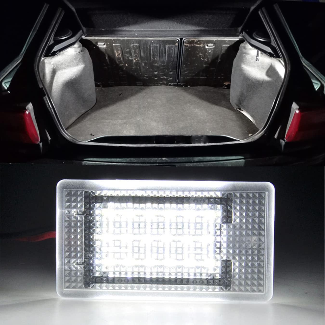 NP 2x LED interni bagagliaio bagagli luce per F-ord G-alaxy Mondeo MK4 MK5 Sierra Fiesta per F-ocus MK2 Puma Escort Fusion C-Max Granada