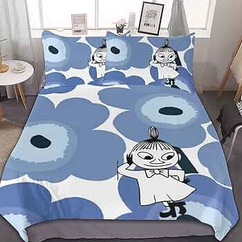 新品希少マリメッコナヌク布団カバー&枕カバーセットmarimekkoNANUK 速達発送☆Marimekko☆Unikko掛布団カバー3点set セミ/ダブル3色