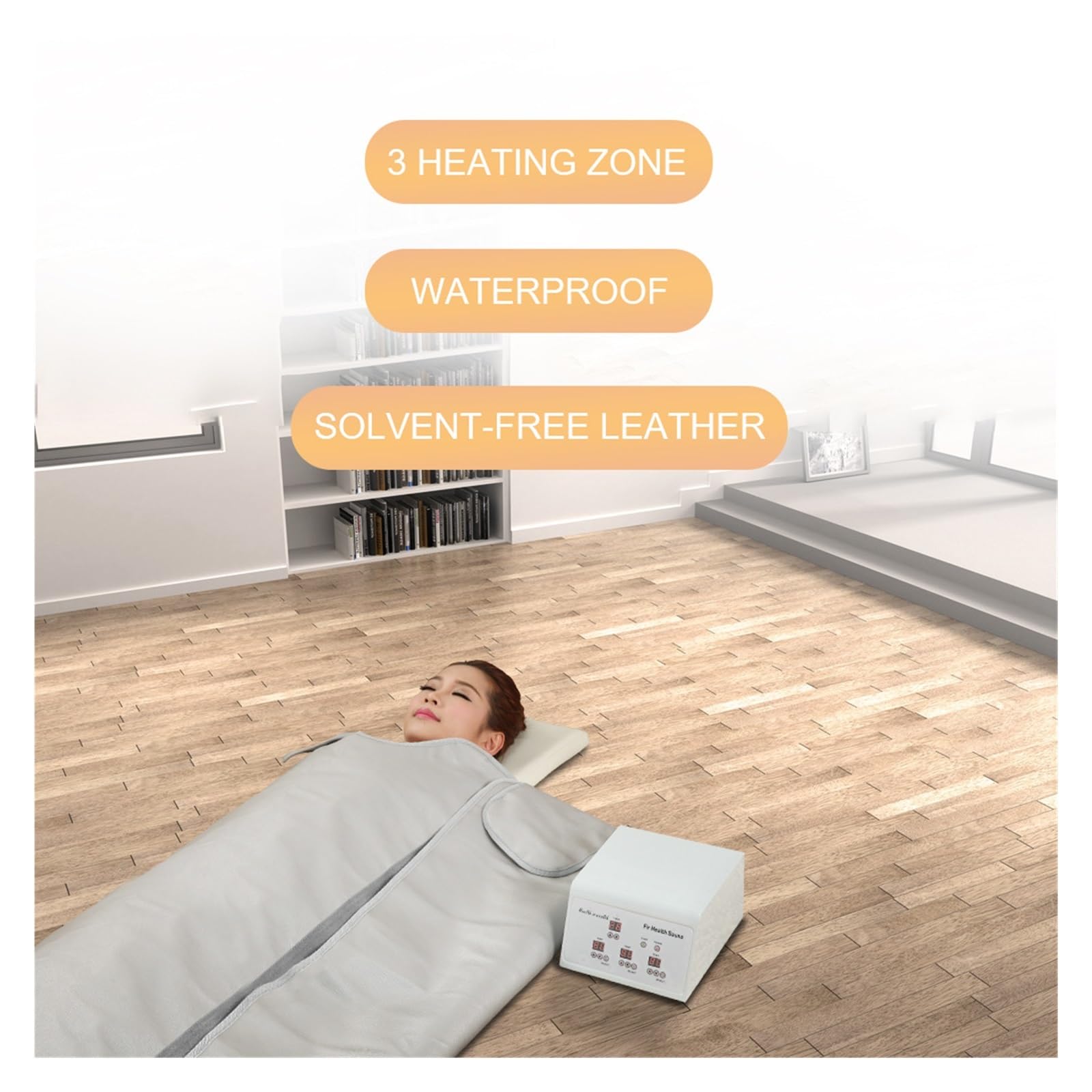 Sauna da casa, Coperta for sauna a infrarossi lontani, coperta for sauna FIR a 3 zone for la perdita di peso for la forma fisica dimagrante di sicurezza for donne