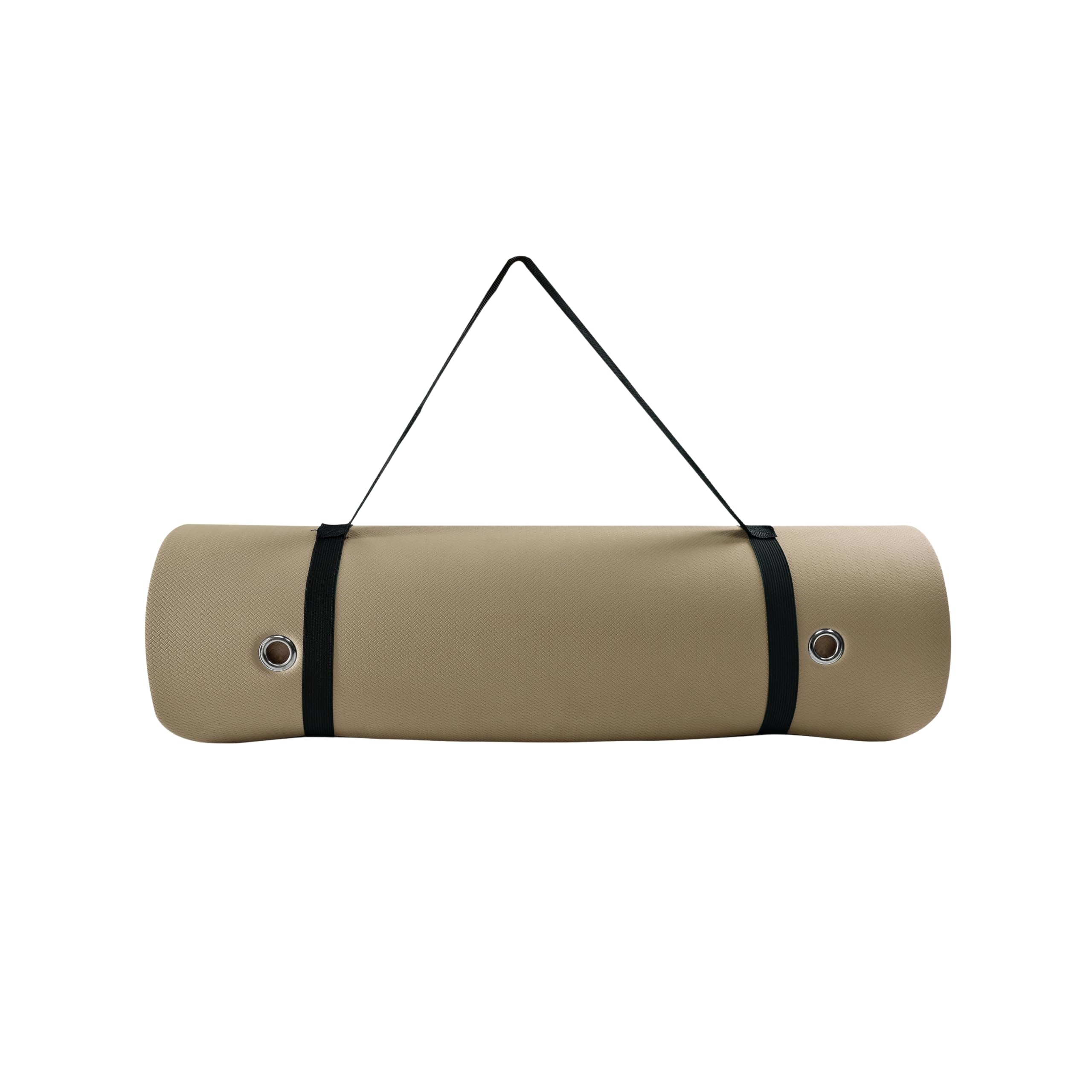 TONE Fitness Hanging Yoga Mat Pilates Mat Exercise Mat for Home Workouts with Carry Strap V Pattern Multiple
