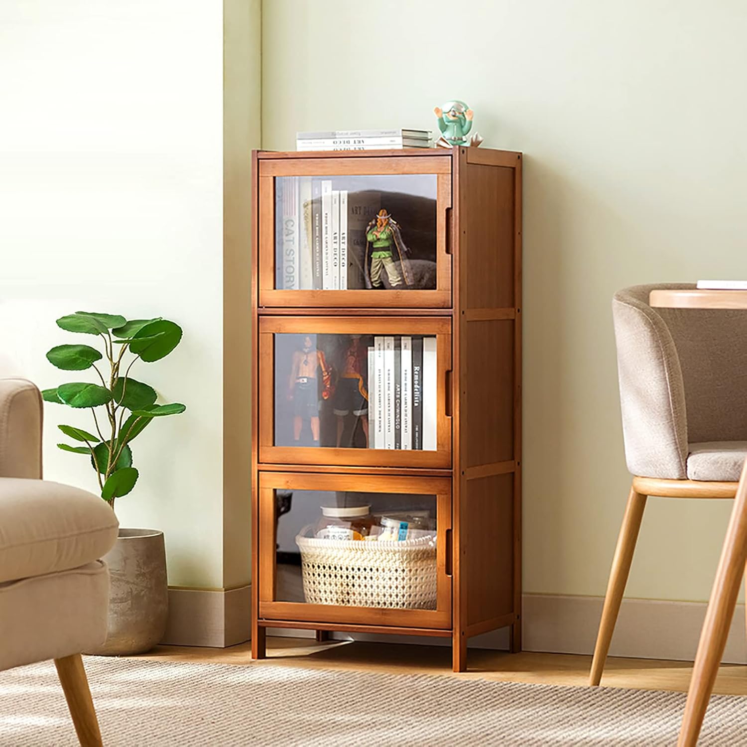 昭和レトロ 木製フレーム 4段折りたたみラック 飾り棚 花台