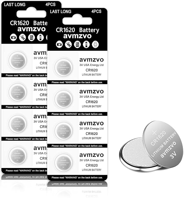 CR1620 ogniwo guzikowe 3 V litowe baterie guzikowe CR 1620, 8 sztuk