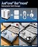 Retractable Phone Fast Charger Wall Plug with Lightening and Type-C Cables thumbnail 2
