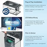 Tetra Starter Line LED – Aquarium Robuste Prêt à l’emploi - Pack complet : éclairage LED, filtre, cartouches, chauffage – Kit de démarrage : nourriture pour poissons, produit entretien de l’eau – 54 L - 2