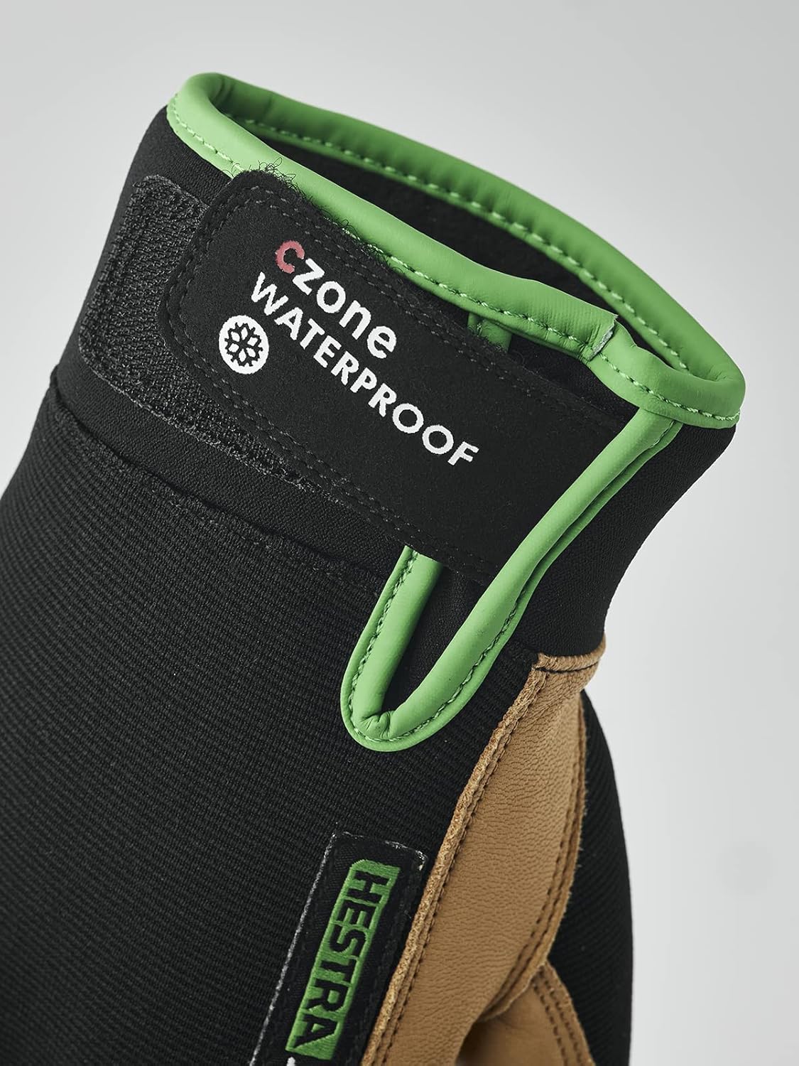 Hestra Job Kobolt CZone Winter Flex Breathable Weather-Resistant Insulated Goatskin Glove | Waterproof 5-Finger Durable Glove for Snow, Wet, and Cold Weather Jobs and Projects