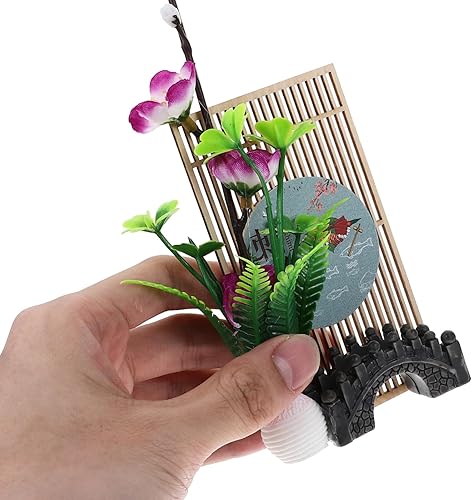 Miniatura 2 de Kichvoe Sashimi Decoración de mini flor artificial japonesa bandeja decoración de restaurante de sushi adorno de escritorio japonés Año Nuevo